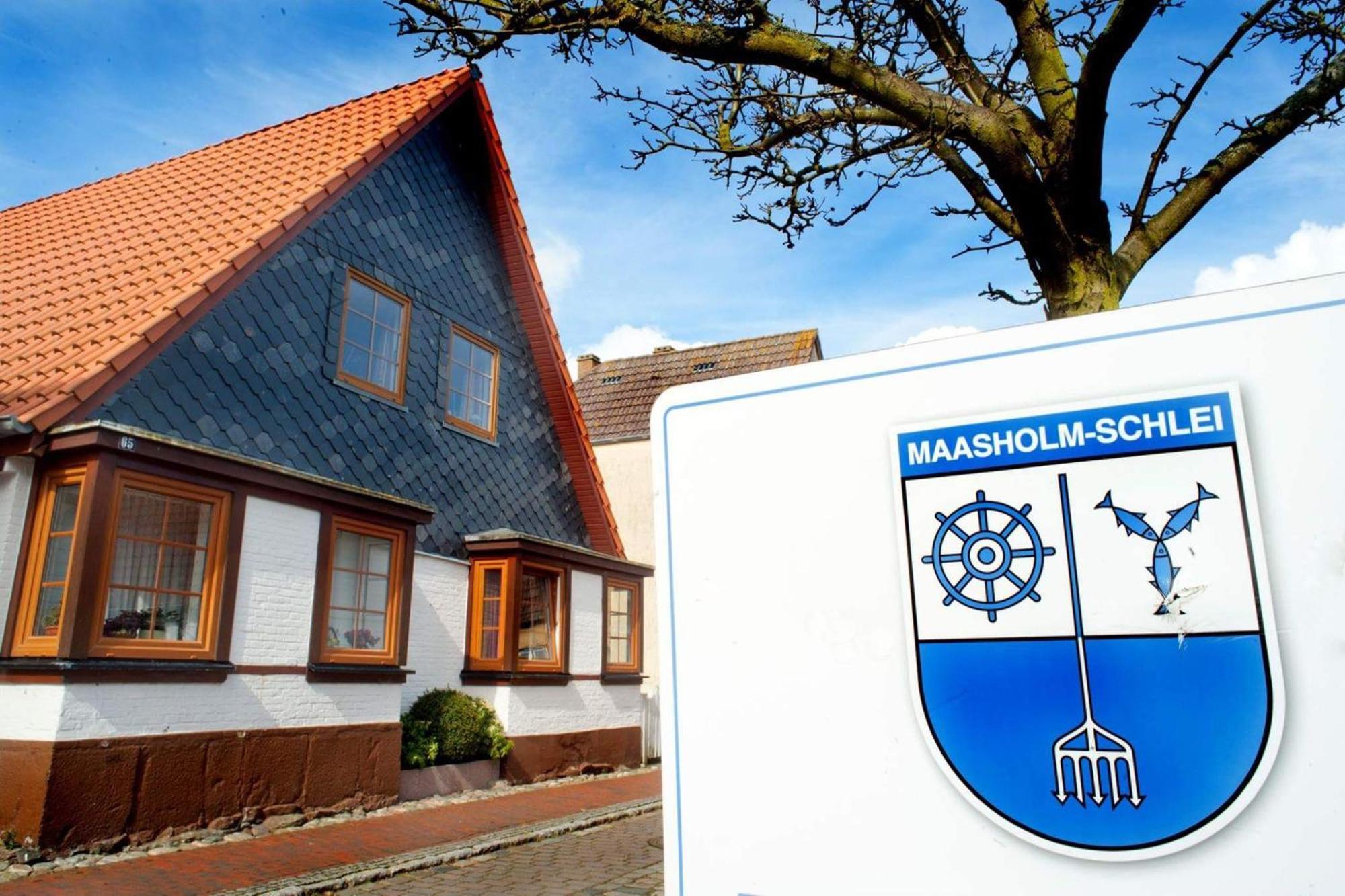 Trautes Heim Ferienwohnung Ost Maasholm Buitenkant foto